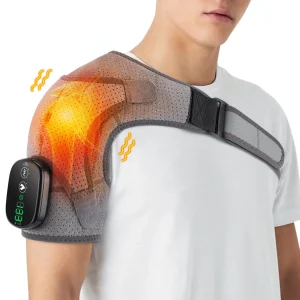 Adjustable Heating Vibration Shoulder Brace Support,